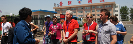 德國韋斯特堡職業學校考察團來景津集團