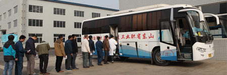 2016年3月5日景津邀請山東省職業病醫院的專業人員為特殊