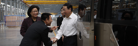 山東省委黨校常務副校長趙強來我公司參觀考察