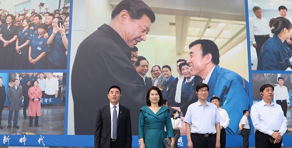 格力電器董事長、總裁董明珠女士蒞臨景津參觀考察